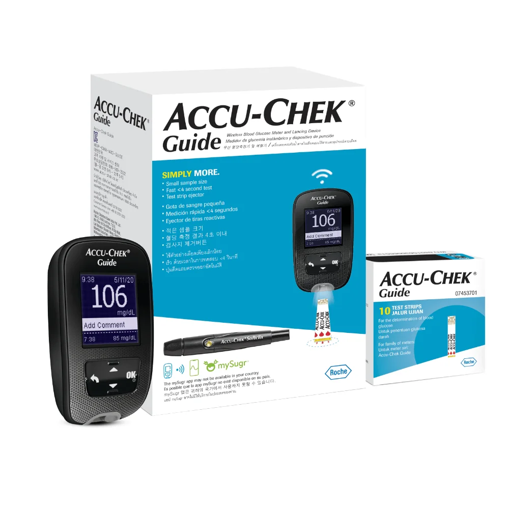 Accu-Chek® Guide Smart Blood Glucose Meter with Bluetooth
