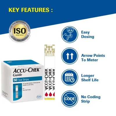 Accu-Chek® Guide Test Strips – Pack of 50 - 2