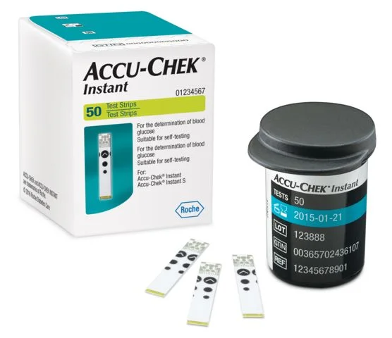 Accu-Chek® Instant Test Strips | Pack of 50 - 2