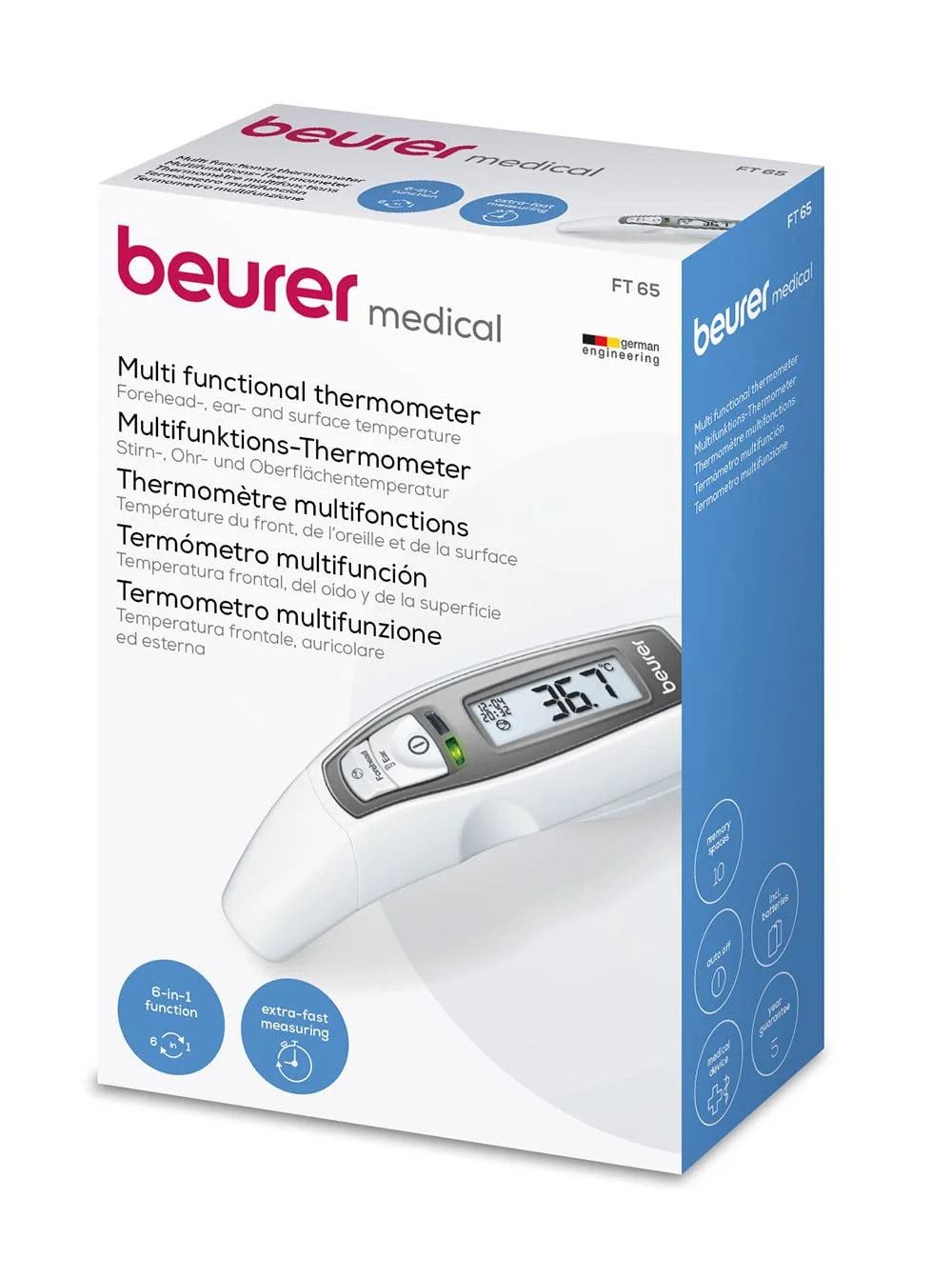 Beurer FT 65 Multi-Functional Thermometer - 2