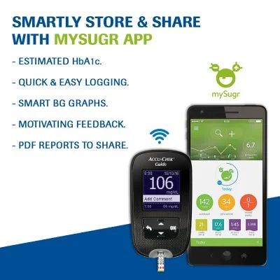 Accu-Chek® Guide Smart Blood Glucose Meter with Bluetooth - 3