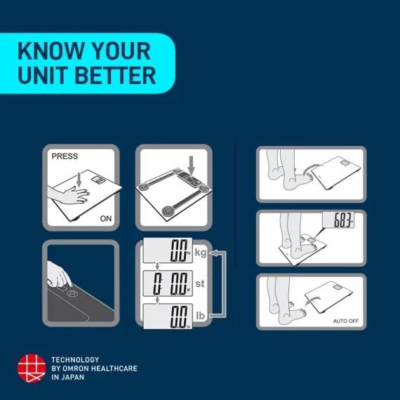 Omron HN 289 Digital Weighing Scale - 3