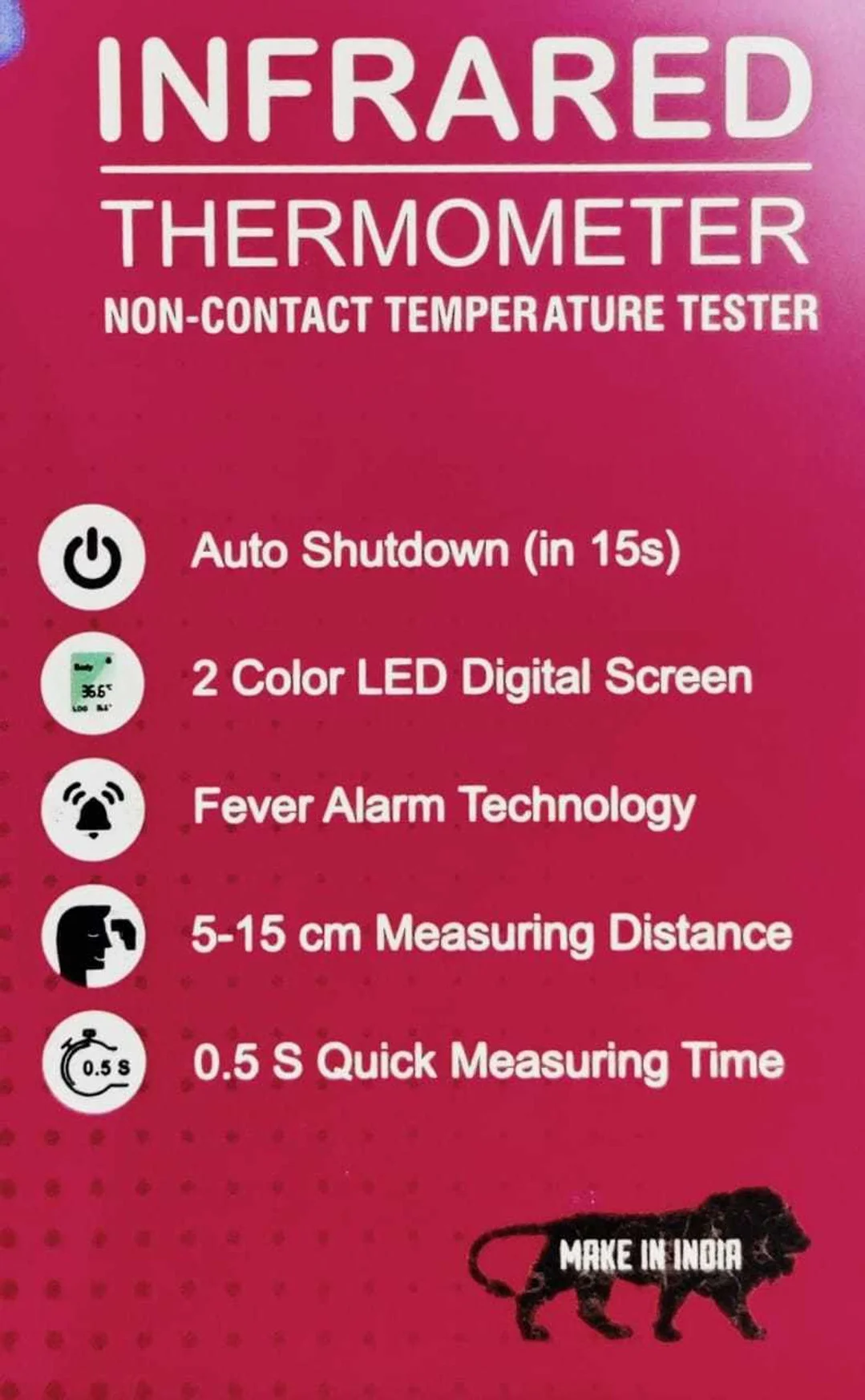 RGB Infrared Thermometer – RGB 09 - 3
