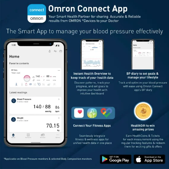 Omron HN 300T Digital Weighing Machine - 5